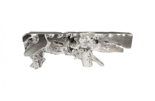 Phillips Collection Freeform Console, X-Large, Silver Leaf, 96"W (PH84330 YV0J07T80C) 
