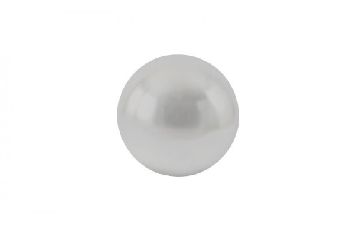 Phillips Collection Floor Ball Sculpture, Small, Silver Leaf, 13"H (PH64356 YV0J07T72C) 