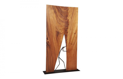 Phillips Collection Atlas Screen, Chamcha, Black Base, 48"W (TH101839 YV0J07T26W) 