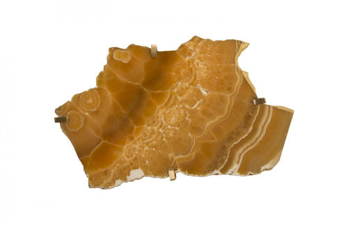 Phillips Collection Gem Wall Tile, Brown, Brass Setting, 11"W (CH84023 YV0J07T81E) 