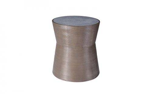 Phillips Collection Kono Side Table, Bronze, Gray Concrete Top, 19"H (PH100707 YV0J07T9Y9) 