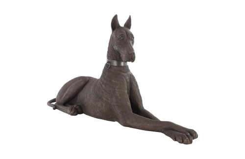 Phillips Collection Great Dane Sculpture, Left, Bronze, 41"H (PH69973 YV0J07T82Q) 