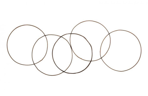 Phillips Collection Olympic Rings Wall Sculpture, Brown Rust, 74"W (TH59590 YV0J07TAZK) 