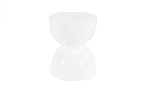 Phillips Collection Totem Stool, Small, Glossy White, 18"H (PH76067 YV0J07W6TH) 