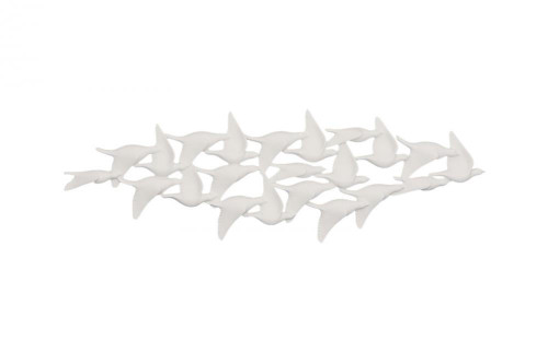 Phillips Collection Flock of Birds Wall Art, Matte White, 69"W (PH112983 YV0J07T725) 