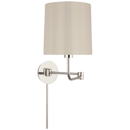 Visual Comfort & Co. Signature Collection Go Lightly Swing Arm Wall Light, Visual Comfort & Co. Signature Collection BBL 2095PN-CW D96RZ 