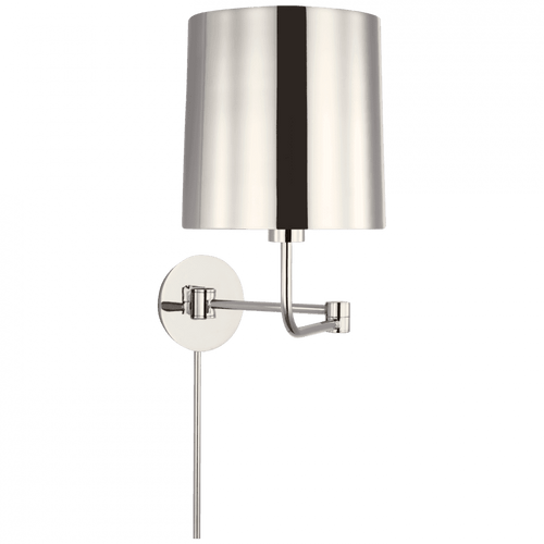 Visual Comfort & Co. Signature Collection Go Lightly Swing Arm Wall Light, Visual Comfort & Co. Signature Collection BBL 2095PN-PN D93UP 
