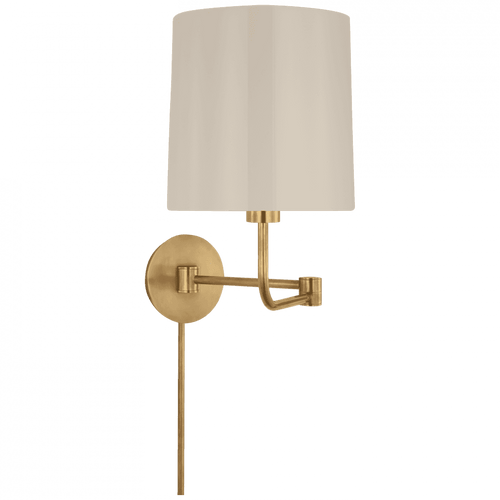 Visual Comfort & Co. Signature Collection Go Lightly Swing Arm Wall Light, Visual Comfort & Co. Signature Collection BBL 2095SB-CW D95UP 