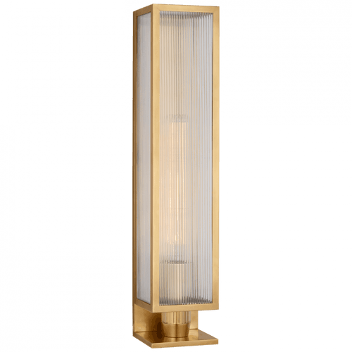 Visual Comfort & Co. Signature Collection York 24" Single Box Outdoor Sconce, Visual Comfort & Co. Signature Collection BBL 2186SB-CRB D93WP 