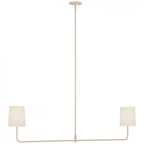 Visual Comfort & Co. Signature Collection Go Lightly 54" Two Light Linear Chandelier, Visual Comfort & Co. Signature Collection BBL 5085CW-L D96T4 