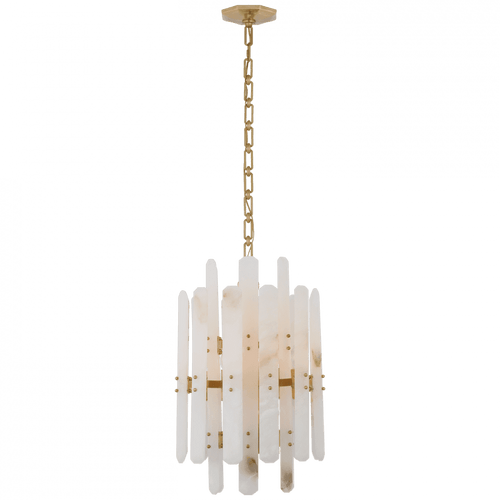 Visual Comfort & Co. Signature Collection Bonnington Tall Chandelier, Visual Comfort & Co. Signature Collection ARN 5128HAB-ALB D95UE 