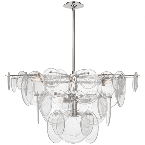 Visual Comfort & Co. Signature Collection Loire Large Chandelier, Visual Comfort & Co. Signature Collection ARN 5450PN-CSG D94VJ 