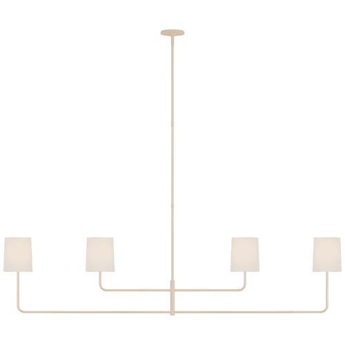 Visual Comfort & Co. Signature Collection Go Lightly 70" Four Light Linear Chandelier, Visual Comfort & Co. Signature Collection BBL 5087CW-L D95R5 