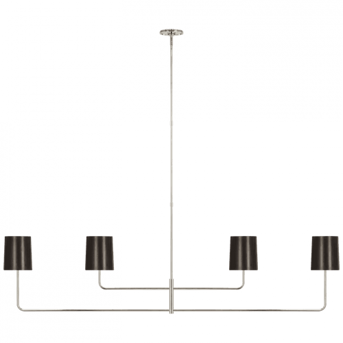 Visual Comfort & Co. Signature Collection Go Lightly 70" Four Light Linear Chandelier, Visual Comfort & Co. Signature Collection BBL 5087PN-BZ D93UY 