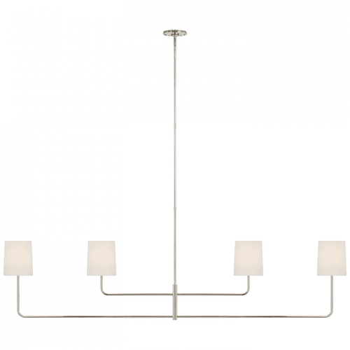 Visual Comfort & Co. Signature Collection Go Lightly 70" Four Light Linear Chandelier, Visual Comfort & Co. Signature Collection BBL 5087PN-L D95R7 