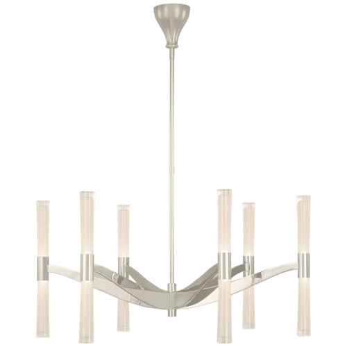 Visual Comfort & Co. Signature Collection Brenta Extra Large Chandelier, Visual Comfort & Co. Signature Collection ARN 5470PN-WG D97PP 