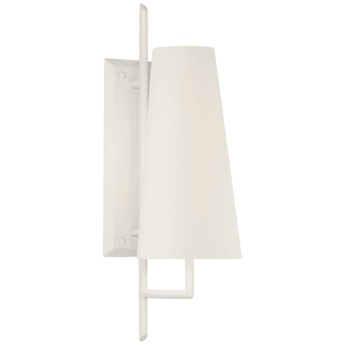 Visual Comfort & Co. Signature Collection Ashton Large Single Sculpted Sconce, Visual Comfort & Co. Signature Collection CHD 2335PW-L D94VF 