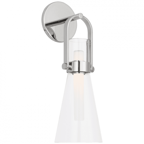 Visual Comfort & Co. Signature Collection Larkin Medium Conical Bracketed Sconce, Visual Comfort & Co. Signature Collection IKF 2450PN-CG D97PY 