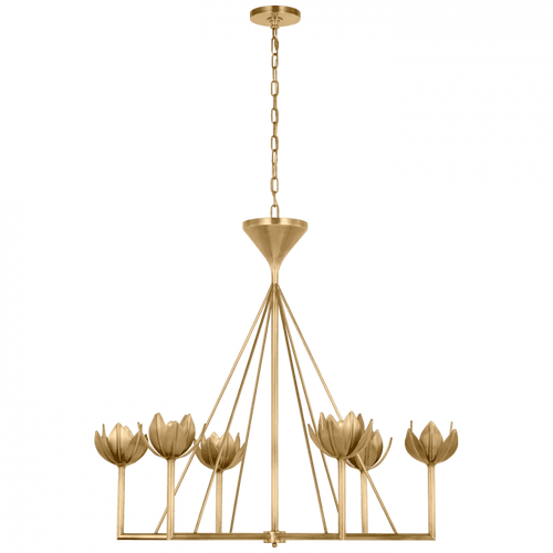 Visual Comfort & Co. Signature Collection Alberto Large Low Ceiling Chandelier, Visual Comfort & Co. Signature Collection JN 5008AB D93V5 