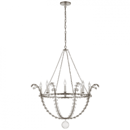 Visual Comfort & Co. Signature Collection Alonzo Large Chandelier, Visual Comfort & Co. Signature Collection JN 5150BSL/CG D6C07 