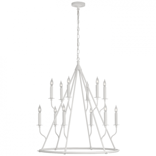 Visual Comfort & Co. Signature Collection Lorio Large Chandelier, Visual Comfort & Co. Signature Collection JN 5175PW D6C0A 