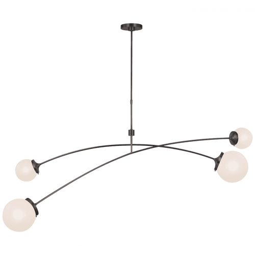 Visual Comfort & Co. Signature Collection Prescott 69" Linear Chandelier, Visual Comfort & Co. Signature Collection KS 5406BZ-WG D6C0Q 