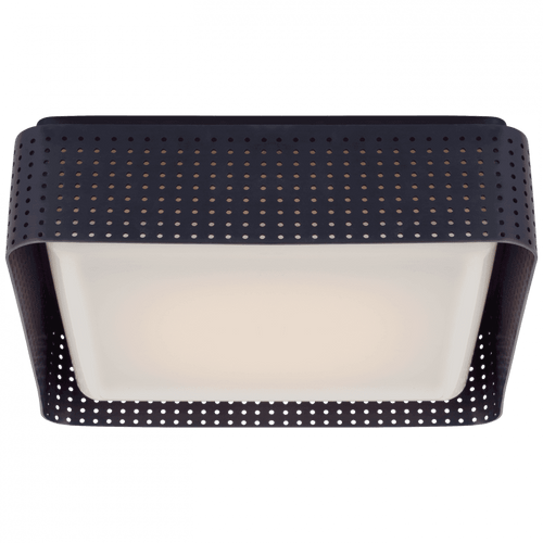 Visual Comfort & Co. Signature Collection Precision 12.5" Square Flush Mount, Visual Comfort & Co. Signature Collection KW 4062BZ-WG D96TZ 
