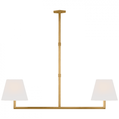 Visual Comfort & Co. Signature Collection Olivier 65" Linear Chandelier, Visual Comfort & Co. Signature Collection PCD 5002HAB-L D95TK 