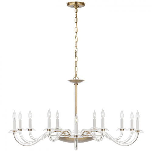 Visual Comfort & Co. Signature Collection Brigitte Grande Chandelier, Visual Comfort & Co. Signature Collection PCD 5021CG/HAB D93W8 