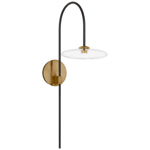 Visual Comfort & Co. Signature Collection Calvino Arched Single Sconce, Visual Comfort & Co. Signature Collection S 2692AI/HAB-CG D6AZZ 