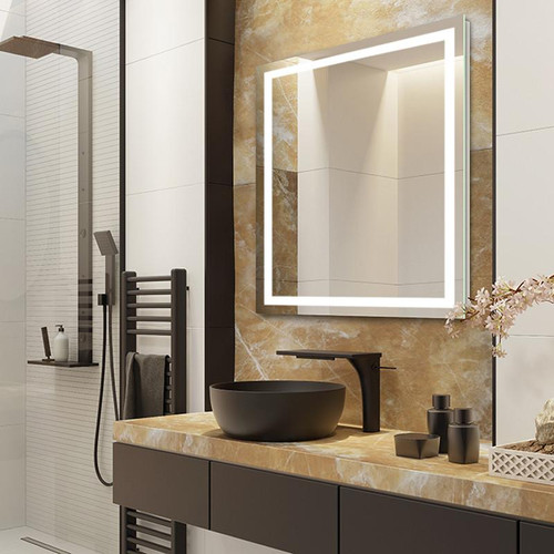 Electric Mirror Integrity Lighted Mirror, Forward-Phase Dimming Technology, Integrated LED, Clear, 36"H x 36"W x 1.75"D (INT-3636 YUU6011Y28) 