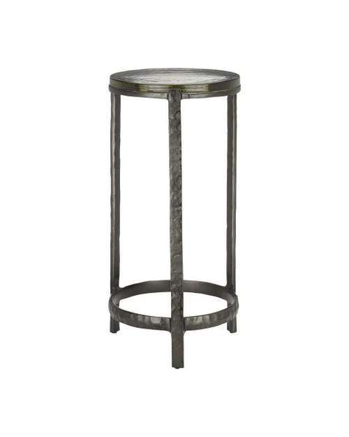 Currey and Company Acea Graphite Drinks Table 