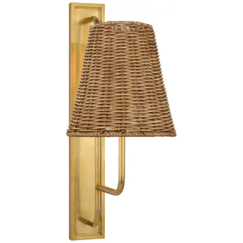 Visual Comfort & Co. Signature Collection Rui Tall Sconce, Visual Comfort & Co. Signature Collection AL 2061HAB-NTW D98QL 