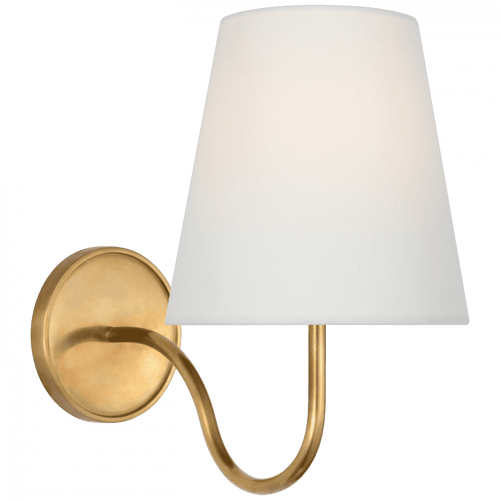 Visual Comfort & Co. Signature Collection Lyndsie Small Sconce, Visual Comfort & Co. Signature Collection AL 2000HAB-L D97QT 