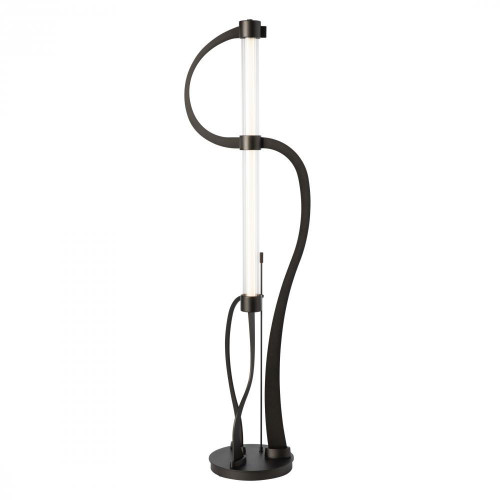 Hubbardton Forge Pulse Floor Lamp, LED, Oil Rubbed Bronze, Clear Glass, 15.1"W (241100-LED-14-ZM0776 5ZN90G) 