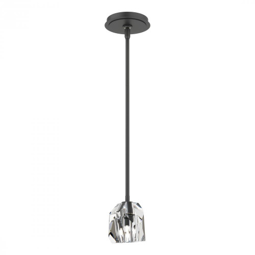 Hubbardton Forge Gatsby Mini Pendant, 1-Light, Black, 4.3"W (181061-SKT-MULT-10-CR 5Z93AU) 