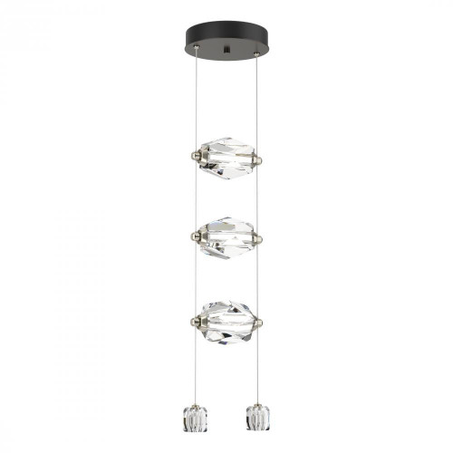 Hubbardton Forge Gatsby Pendant, 3-Light, LED, Oil Rubbed Bronze, 9.2"W (139058-LED-STND-14-CR 5Z5XUQ) 