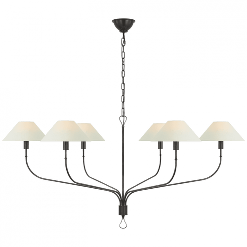 Visual Comfort & Co. Signature Collection Griffin Grande Tail Chandelier, Visual Comfort & Co. Signature Collection AL 5006BZ/CHC-L D97RJ 