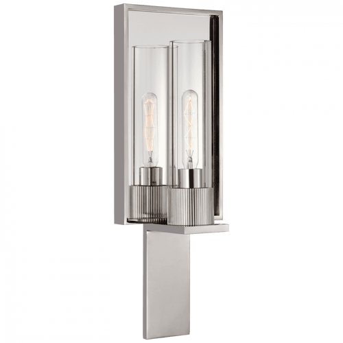 Visual Comfort & Co. Signature Collection Beza Single Reflector Sconce, Visual Comfort & Co. Signature Collection RB 2005PN/MIR-CG D97T6 