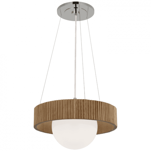 Visual Comfort & Co. Signature Collection Arena 18" Ring and Globe Chandelier, Visual Comfort & Co. Signature Collection WS 5000PN/NO-WG D98PJ 