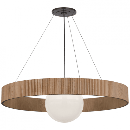 Visual Comfort & Co. Signature Collection Arena 42" Ring and Globe Chandelier, Visual Comfort & Co. Signature Collection WS 5001BZ/NO-WG D6A0Z 