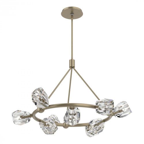 Hubbardton Forge Gatsby Pendant, 9-Light, Soft Gold, 31.7"W (131067-SKT-MULT-84-CR 5YWQW5) 