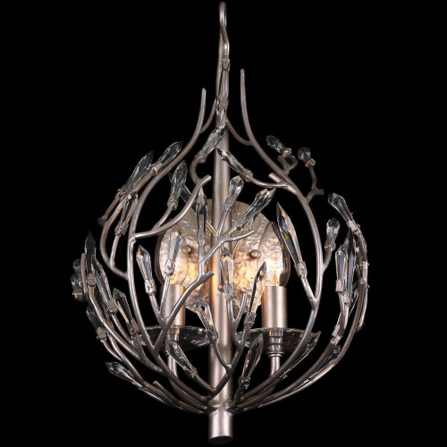 Varaluz Bask 2 Light Crystal Wall Sconce - Gold Dust 