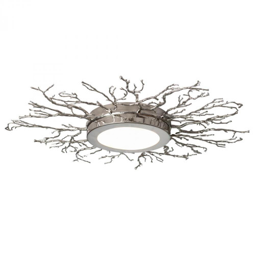 Global Views Twig Nickel LED Ceiling Fixture 