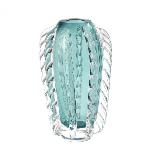 Global Views Fringe Azure Vase 