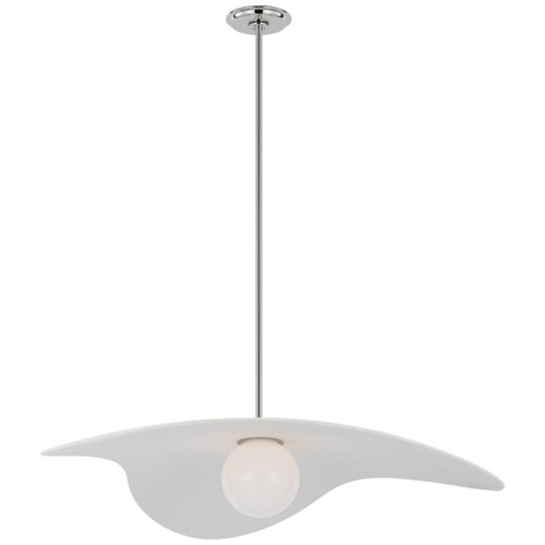 Visual Comfort & Co. Signature Collection Mahalo 35" Tri Pendant, Visual Comfort & Co. Signature Collection WS 5048PN-WHT D9AMG 