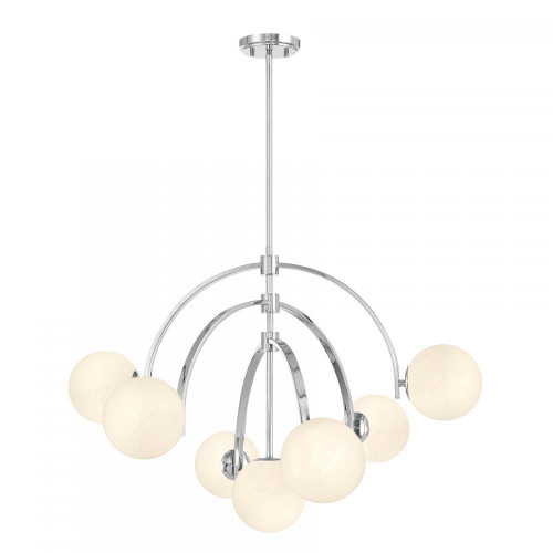 Savoy House Marias 7-Light Chandelier in Polished Chrome, Savoy House 1-3319-7-11 ALWMN 