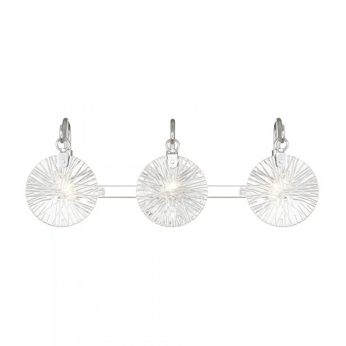 Savoy House Addison 3-Light Bathroom Vanity Light in Polished Chrome, Savoy House 8-3981-3-11 ALXMG 