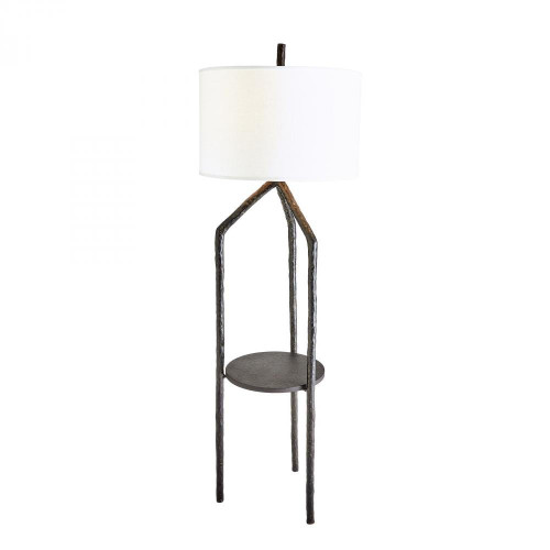 Global Views Trio Bronze Verdi with Granite Table/Floor Lamp 