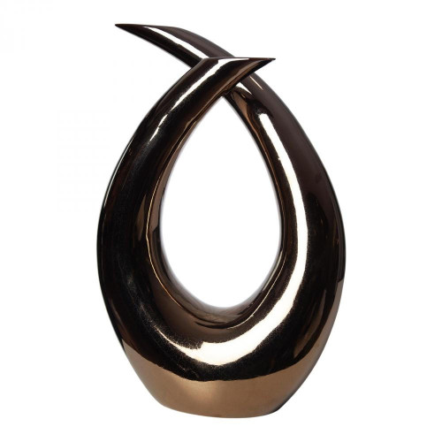 Global Views Loop Bronze Sculpture 